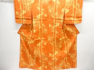 未使用品　花模様浴衣